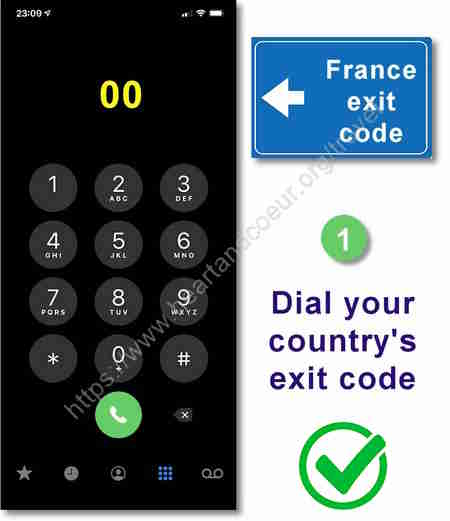 Call France from US 01