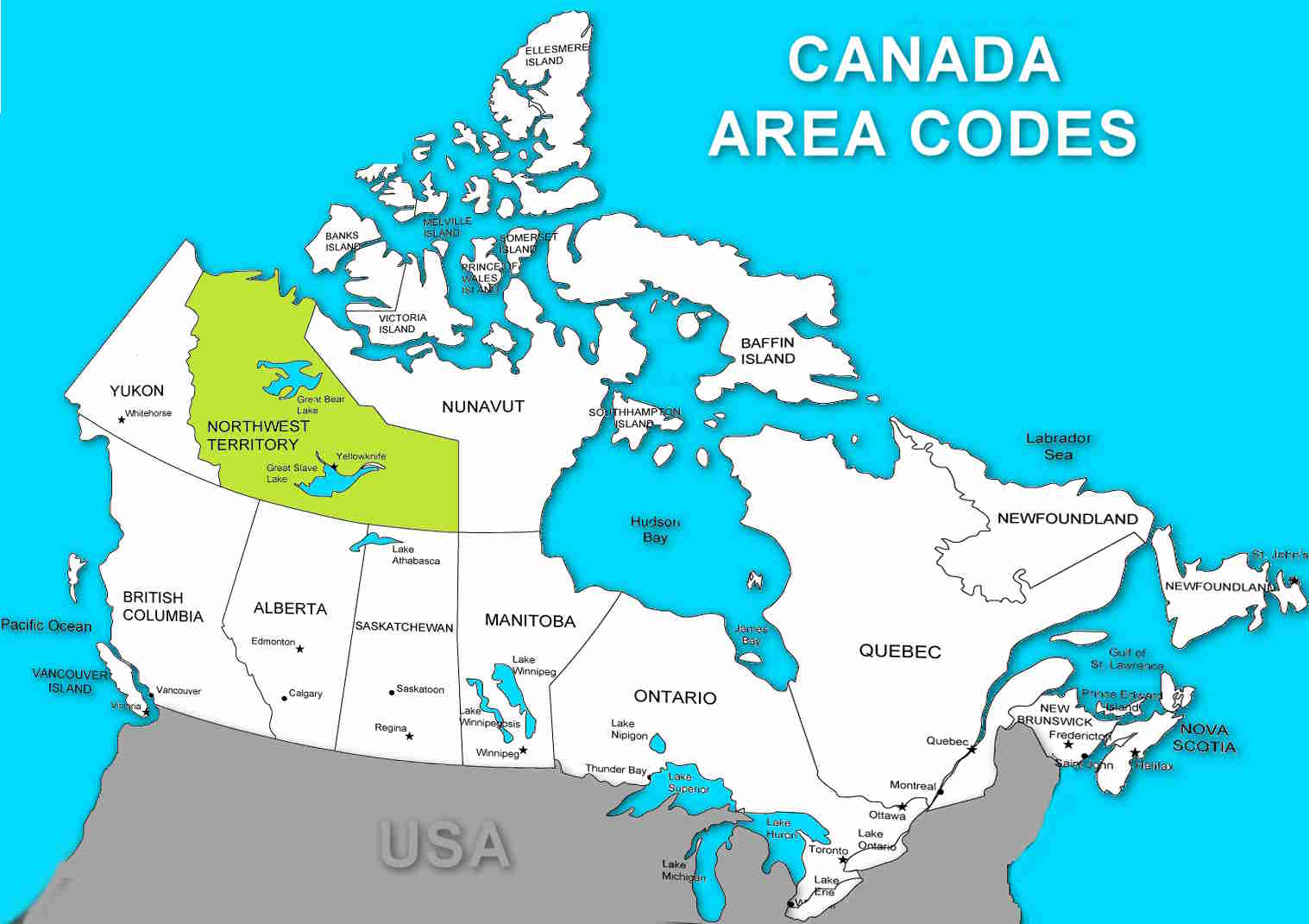 Area codes